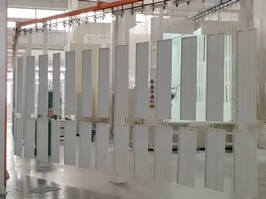 Автоматическая линия для порошковой покраски дверей и окон